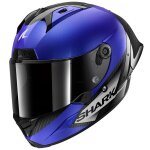 Casque int�gral shark aeron - gp carbon blue anthracite
