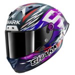 Casque int�gral shark aeron - gp fim racing #2 replica zarco signature carbon violet