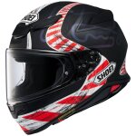 Casque int�gral shoei nxr2 - knee down noir / rouge