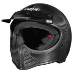 Casque int�gral simpson m52 solid carbon carbon black
