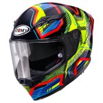 Casque int�gral suomy stellar 2 - blackstar blue / yellow