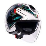 Casque jet agv eteres - ghepard muticolore