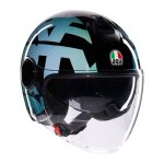Casque jet agv eteres - lido 46 muticolore