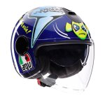 Casque jet agv eteres - rossi misano 2015 muticolore