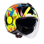 Casque jet agv eteres - rossi winter test 2019 muticolore