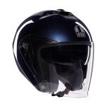 Casque jet agv irides - mono blue