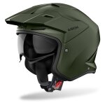 Casque jet airoh kombakt - color military green matt