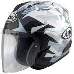 Casque jet arai sz - r vas evo - mimesis white