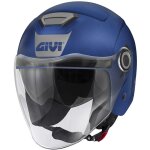 Casque jet givi 12. 5 solid color matt blue