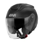 Casque jet givi x. 25 solid color matt black