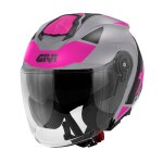 Casque jet givi x. 25 target lady matt titanium