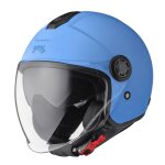 Casque jet gms gelato matt bleu