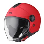 Casque jet gms gelato matt rouge