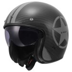 Casque jet ls2 of601 bob ii carbon star black / grey