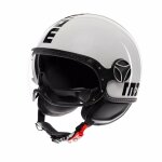Casque jet momo design fgtr evo mono white quarz / black