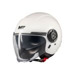 Casque jet mt helmets viale sv s - pure blanc