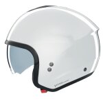 Casque jet nolan n20 - 2 classico blanc m�tal