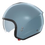 Casque jet nolan n20 - 2 classico nobile bleu gris mat