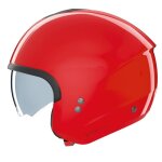 Casque jet nolan n20 - 2 classico nobile rouge brillant