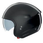 Casque jet nolan n20 - 2 classico noir brillant