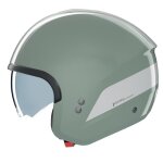 Casque jet nolan n20 - 2 dolce vita gris vert