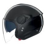 Casque jet nolan n20 - 2 visor classico noir brillant