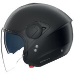 Casque jet nolan n20 - 2 visor classico noir mat