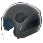 Casque jet nolan n20 - 2 visor dolce vita noir mat / gris mat