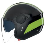 Casque jet nolan n20 - 2 visor dolce vita noir / vert