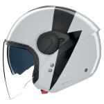 Casque jet nolan n20 - 2 visor impeto noir pearl