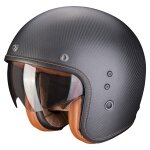 Casque jet scorpion exo belfast carbon evo - solid matt black