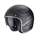 Casque jet scorpion exo belfast evo - dawg noir / argent / matt