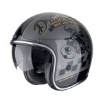 Casque jet scorpion exo belfast evo - drive fast argent / noir