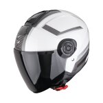 Casque jet scorpion exo exo - city ii - cosmos blanc / argent