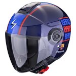 Casque jet scorpion exo exo - city ii - fc barcelona bleu