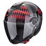 Casque jet scorpion exo exo - city ii - fc bayern noir / rouge