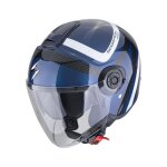 Casque jet scorpion exo exo - city ii - riva bleu / noir