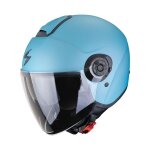 Casque jet scorpion exo exo - city ii - solid bleu mat
