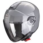 Casque jet scorpion exo exo - city ii - solid gris ciment