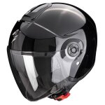 Casque jet scorpion exo exo - city ii - solid noir