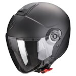 Casque jet scorpion exo exo - city ii - solid noir mat