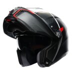 Casque modulable agv tourmodular - frequency matt gunmetal red