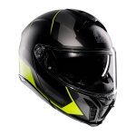 Casque modulable agv tourmodular - perception matt black / yellow fluo
