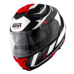 Casque modulable givi x. 21 evo f number black / white / red