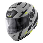 Casque modulable givi x. 21 evo f number matt grey black yellow