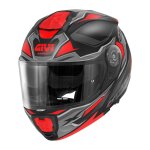 Casque modulable givi x. 27 sector - matt matt black titanium red