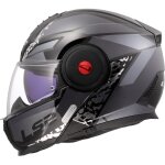 Casque modulable ls2 ff902 scope ii - oxyd black / titanium