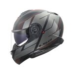 Casque modulable ls2 ff908 strobe ii - code black grey