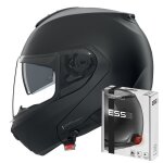 Casque modulable nolan n100 - 6 ess noir mat