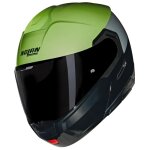 Casque modulable nolan n90 - 3 - verniciatura speciale vert / noir